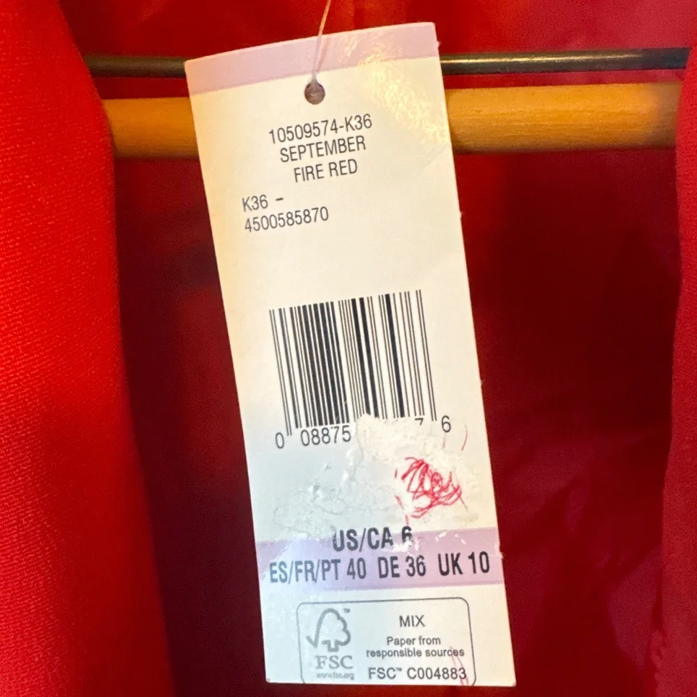 Jones, New York collection stretch blazer red - Picture 3 of 7